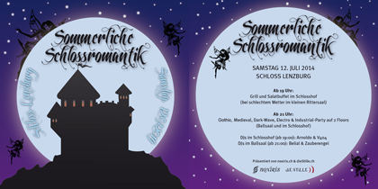 Flyer 3: Sommerliche Schlossromantik 2014