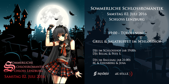 Flyer 1: Sommerliche Schlossromantik 2016